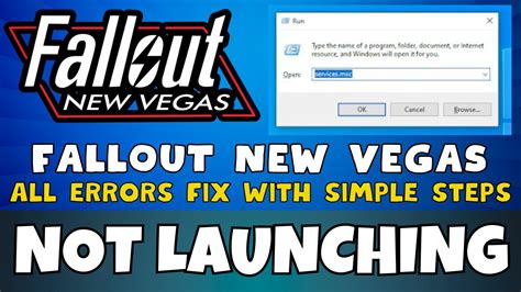 fallout new vegas not opening|fallout new vegas not launching windows 11.